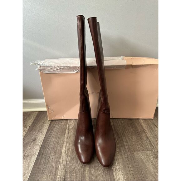 Loeffler Randall Goldy Knee-High Leather Boots Size 11 $695 - Picture 3 of 11
